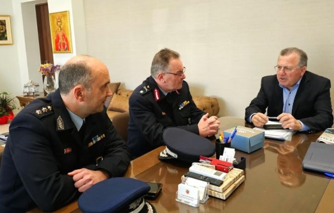 Συνάντηση Δημάρχου Κατερίνης με τον νέο Γενικό Περιφερειακό Αστυνομικό Διευθυντή Κεντρικής Μακεδονίας